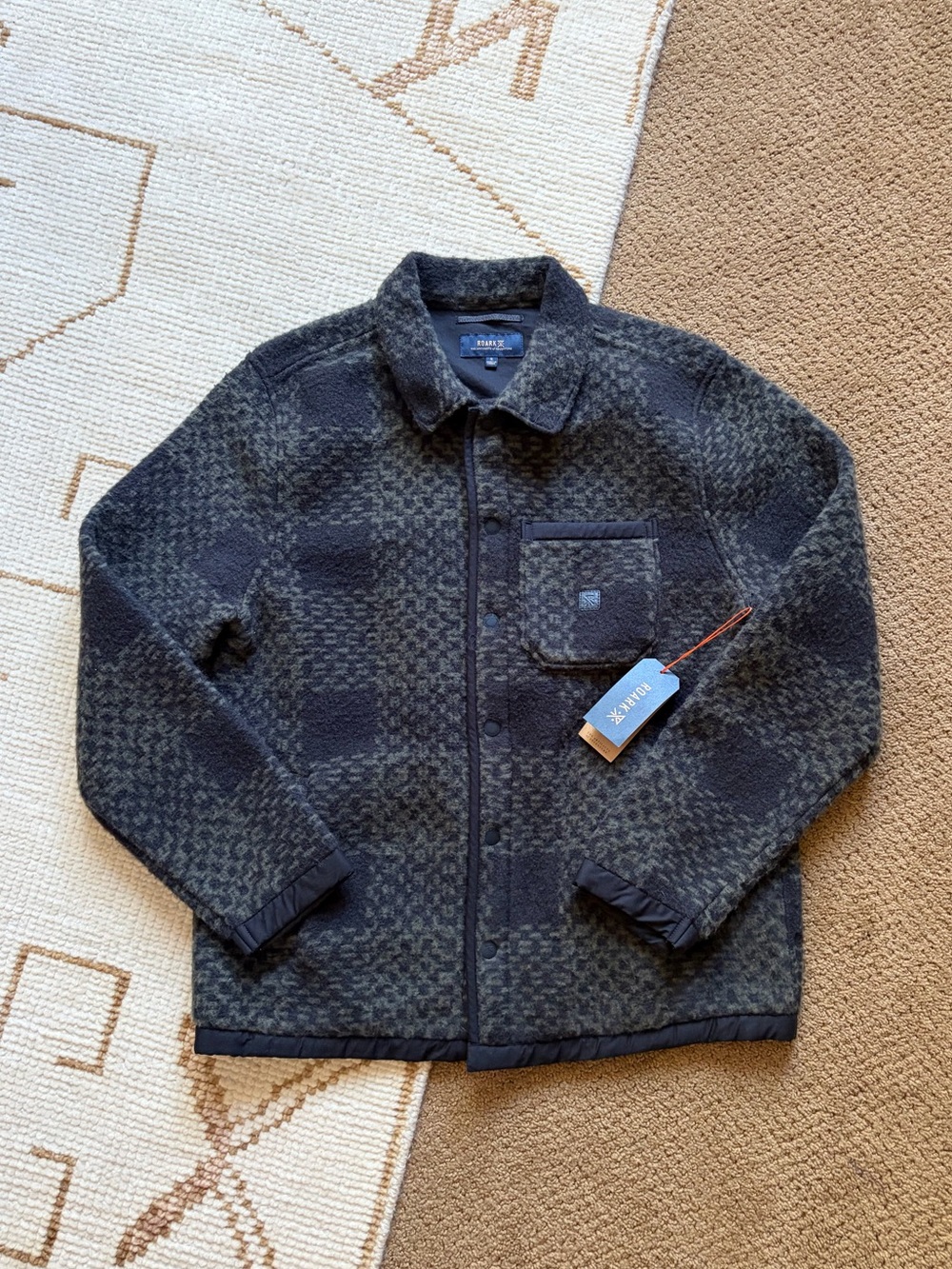 Roark NWT Men’s Ember Overshirt Jacket Small S
